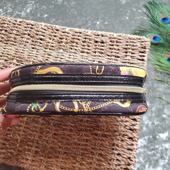 Betsey Johnson Floral Cosmetic Bag - Picture 4 of 8
